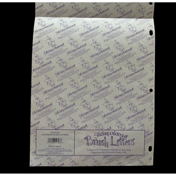 Scrapbooking Alphabet Sticker Lot 11 Incomplete Sheets Alphabitties and More - Picture 11 of 16